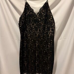 Express Black Lace Dress